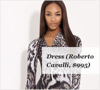 animal print dress