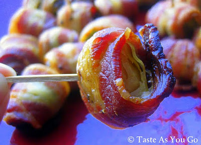 Bacon wrapped Brussels sprouts