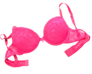 Pink bra