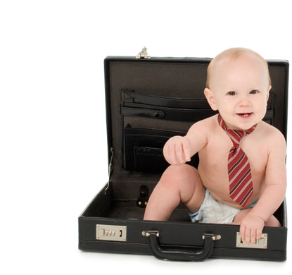 Child With Briefcase