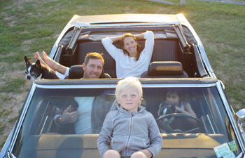 Christy Turlington and family