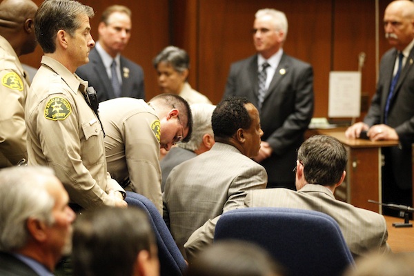 Conrad Murray on suicide watch during his first night in jail