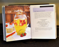 Use a cookbook stand