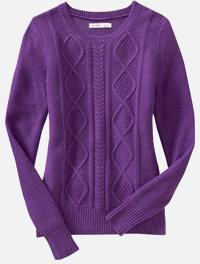 Crewneck winter sweater