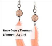 feather earrings