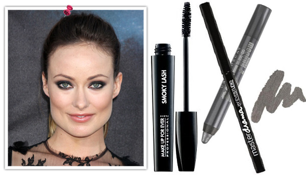 Olivia Wilde's smokey eyes