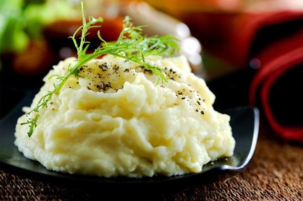 Gourmet mashed potatoes for Thanksgiving