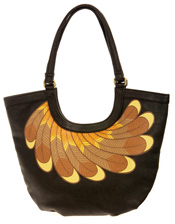 Vanessa Boulton Feather Hobo Bag