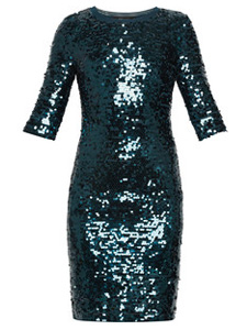sequined cocktail dress