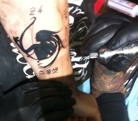 Josh Kelley tattoo