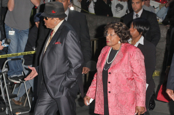 Katherine Jackson and Joe Jackson at Conrad Murray trial