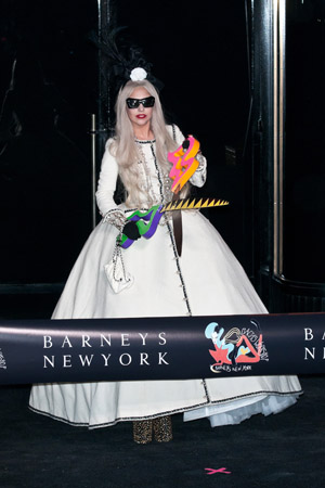 Lady Gaga at Lady Gaga's Workshop opening