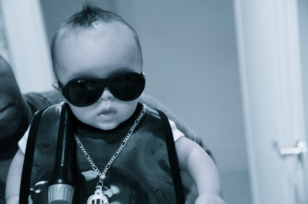 Mariah Carey and Nick Cannon's son Moroccan rocks out
