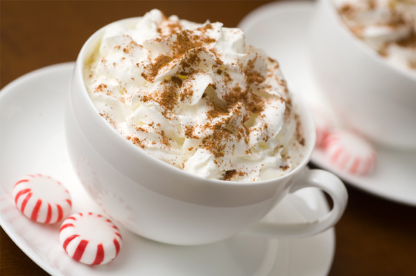 Mocha peppermint cocktail