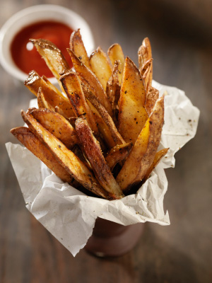 Oven roasted french fries