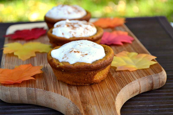 Pumpkin pie cupcakes