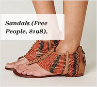 beaded sandals
