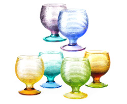 Multicolor goblets
