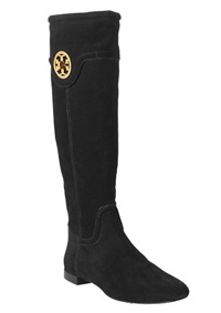 Tory Burch suede riding boot