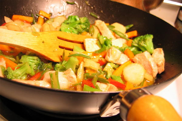 Turkey stir-fry