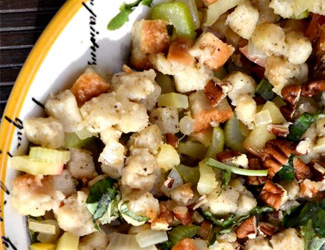 Vegan herb spiced stuffing