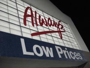 Walmart sign