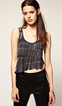 chainmail fringed top