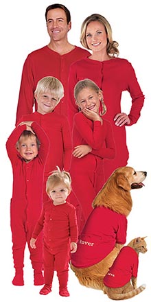 Dropseat family pajamas