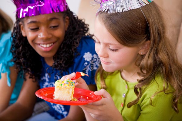 Gluten free child at party