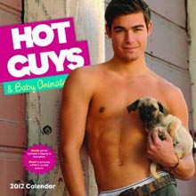 2012 Hot Guys and Baby Animals calendar