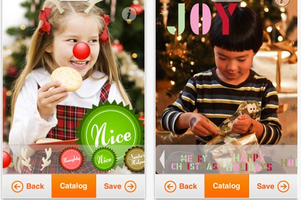 Smilebox Christmas card