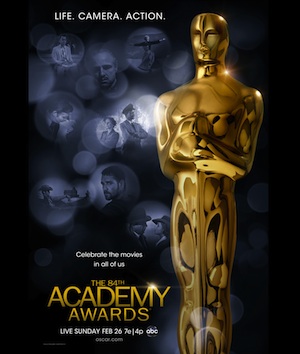 The 84th annual Academy Award poster.