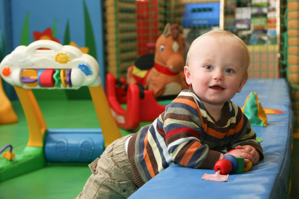 baby in daycare