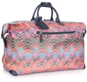 Travel bag in bright Missoni print (forzieri.com, $525)