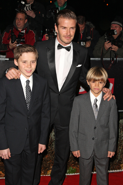 David Beckham, Romeo and Brooklyn