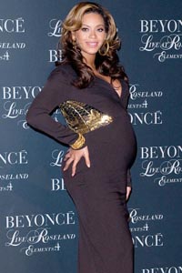 Beyonce pregnant bump