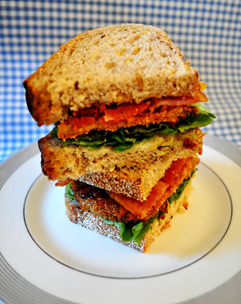 Fried green tomato BLT