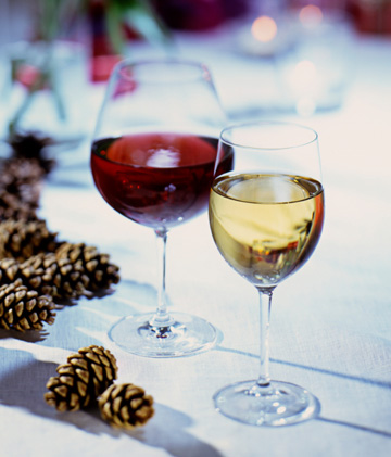 Christmas party tablescape