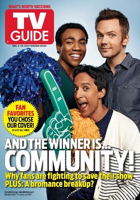 Community wins TV Guide cover, but loses a spot on the January schedule