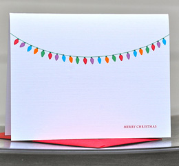 Christmas lights Christmas card from Etsy