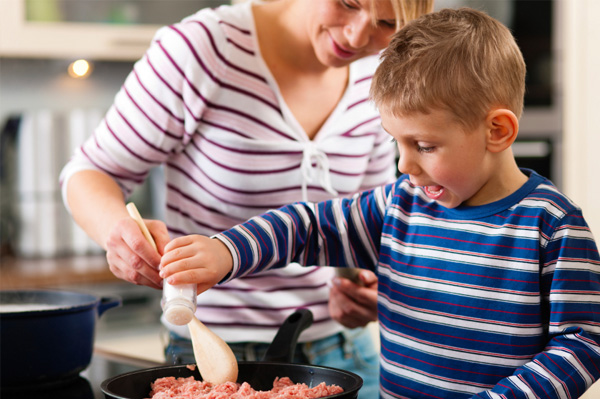family time cooking