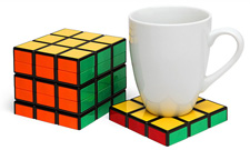 Rubik's cube coasters