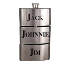 Three Wise Men flask