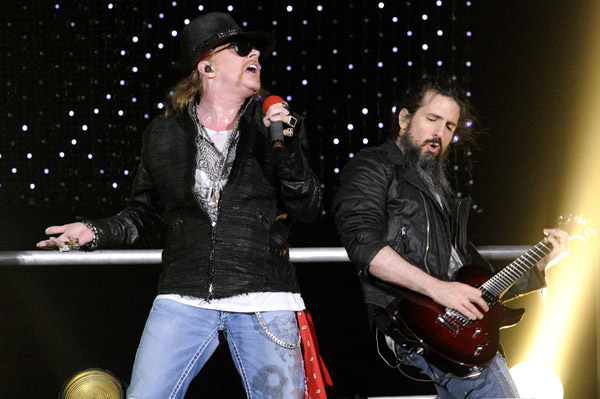 Guns N' Roses in Las Vegas in NYE