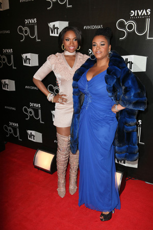 Jennifer Hudson and Jill Scott