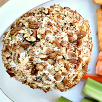 Low fat cream cheese ball