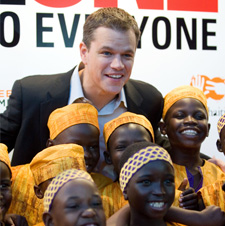 Matt Damon at charity event