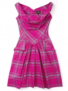 Vivienne Westwood pink plaid frock