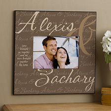 Personalized photo frame