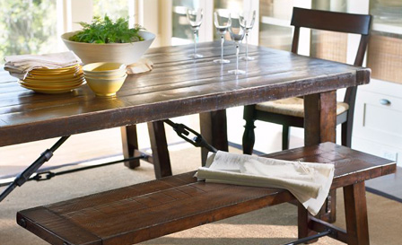 Indoor picnic table